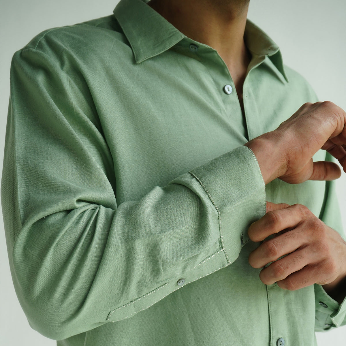 Staple Shirt -Sage Green