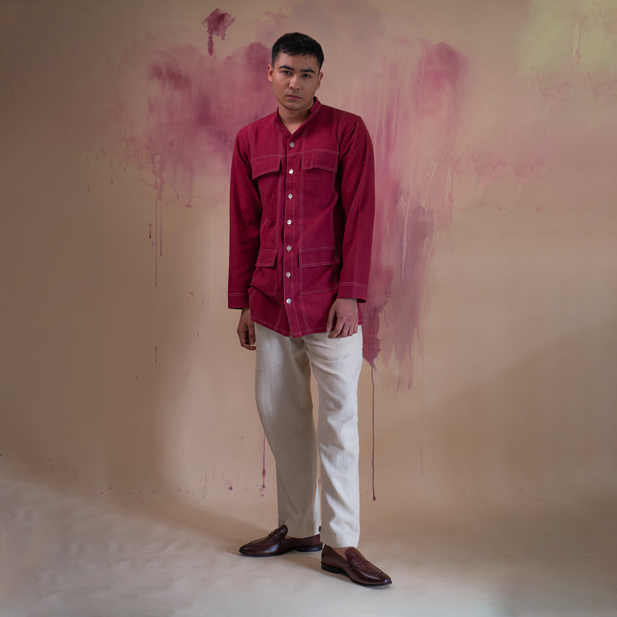 Phosphene Panelled Shirt