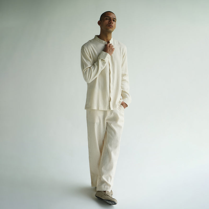Terrain Shirt-Ivory