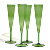 Gleam Champagne Flute (Set of 4) - Green