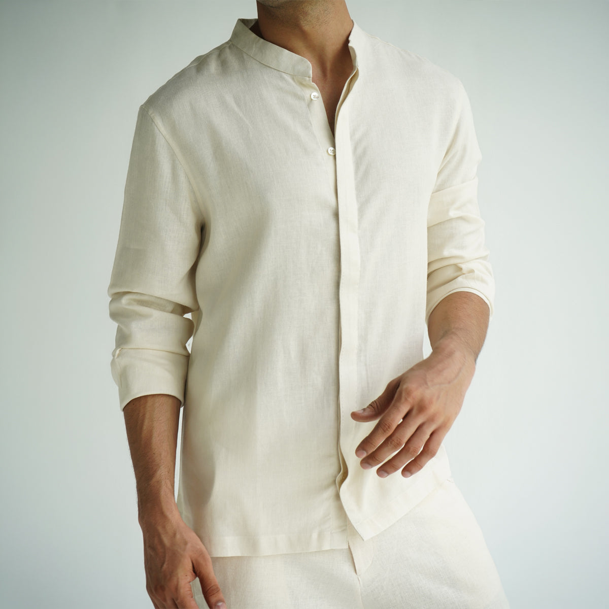 Terrain Shirt-Ivory