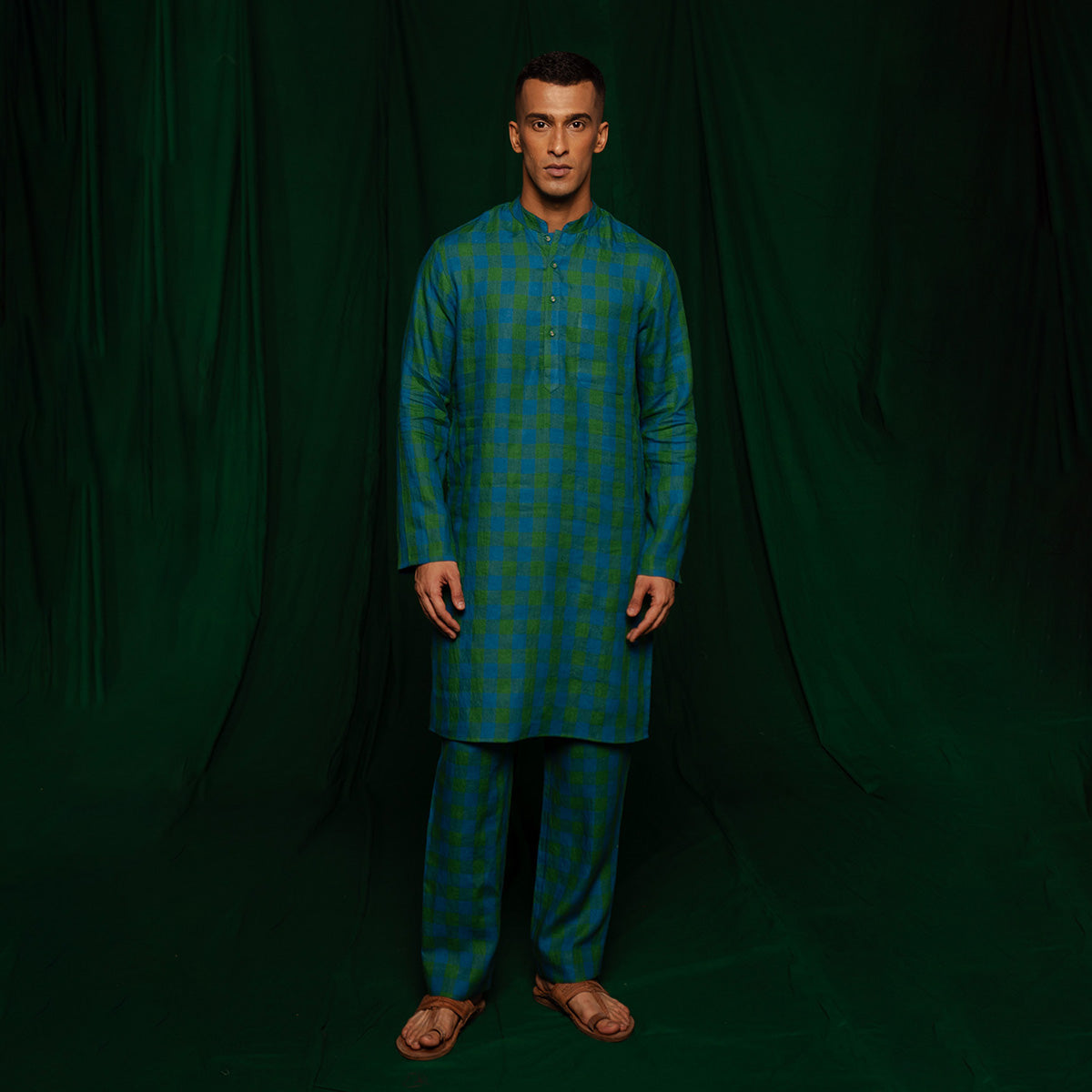 Forest Linen Men's Kurta Set