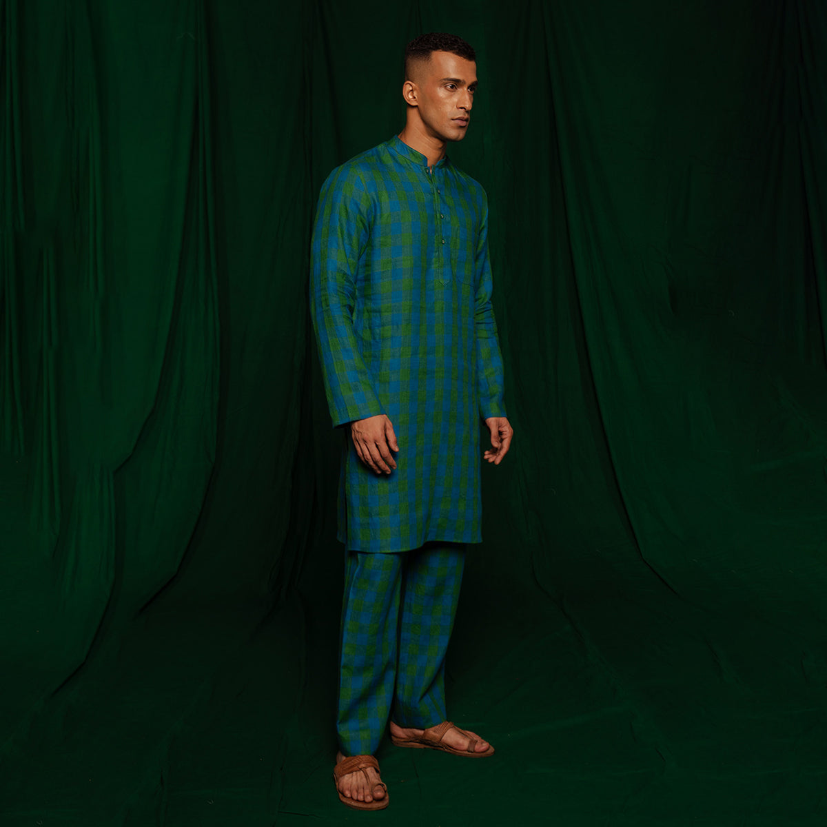 Forest Linen Men's Kurta Set