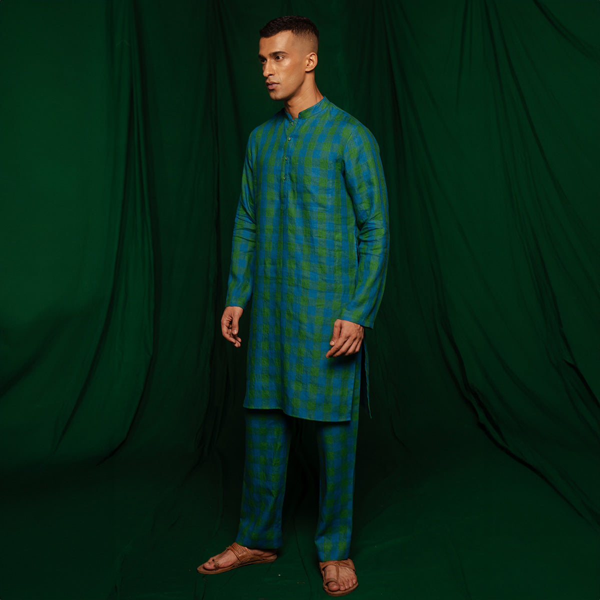 Forest Linen Men's Kurta Set