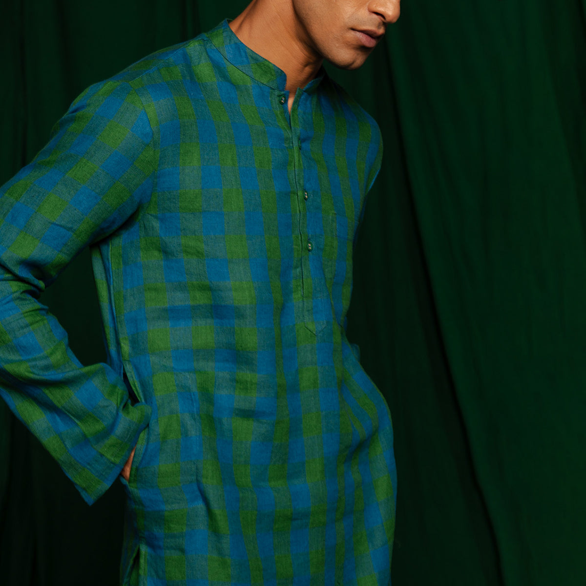 Forest Linen Men's Kurta Set