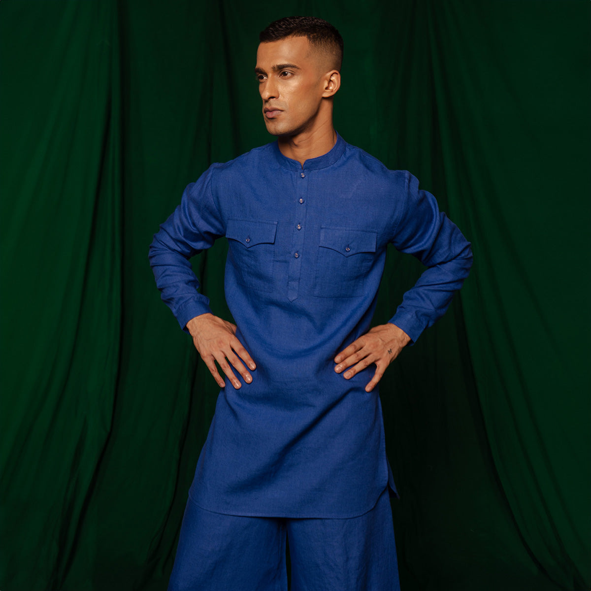 Neelam Linen Men's Saif Kurta Set