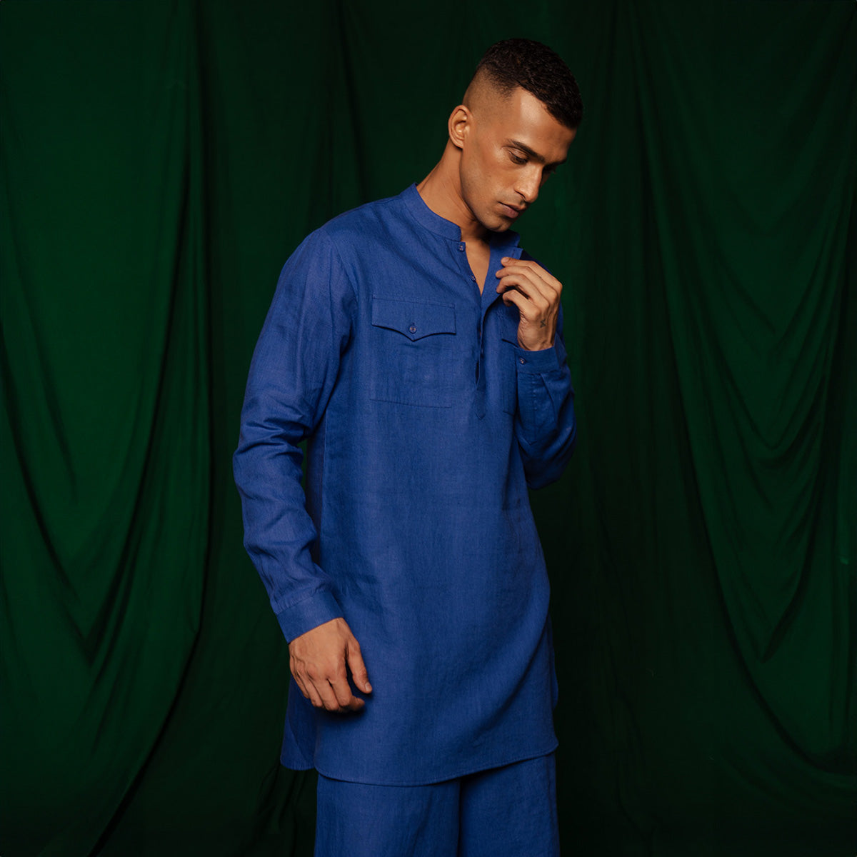 Neelam Linen Men's Saif Kurta Set