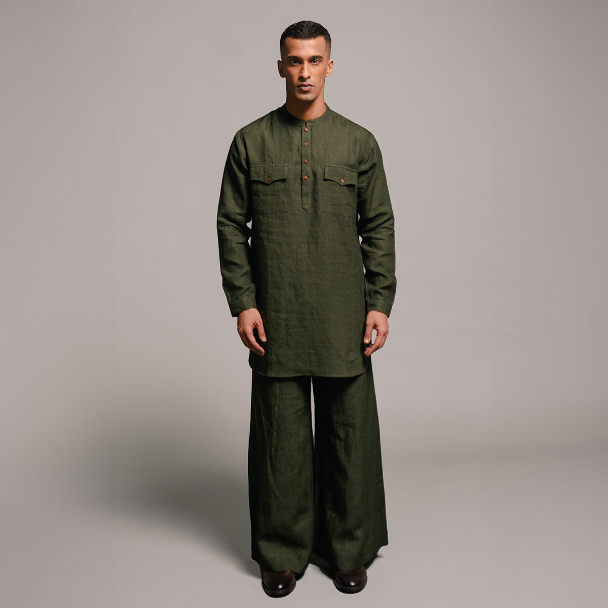 Kai Linen Men's Saif Kurta Set