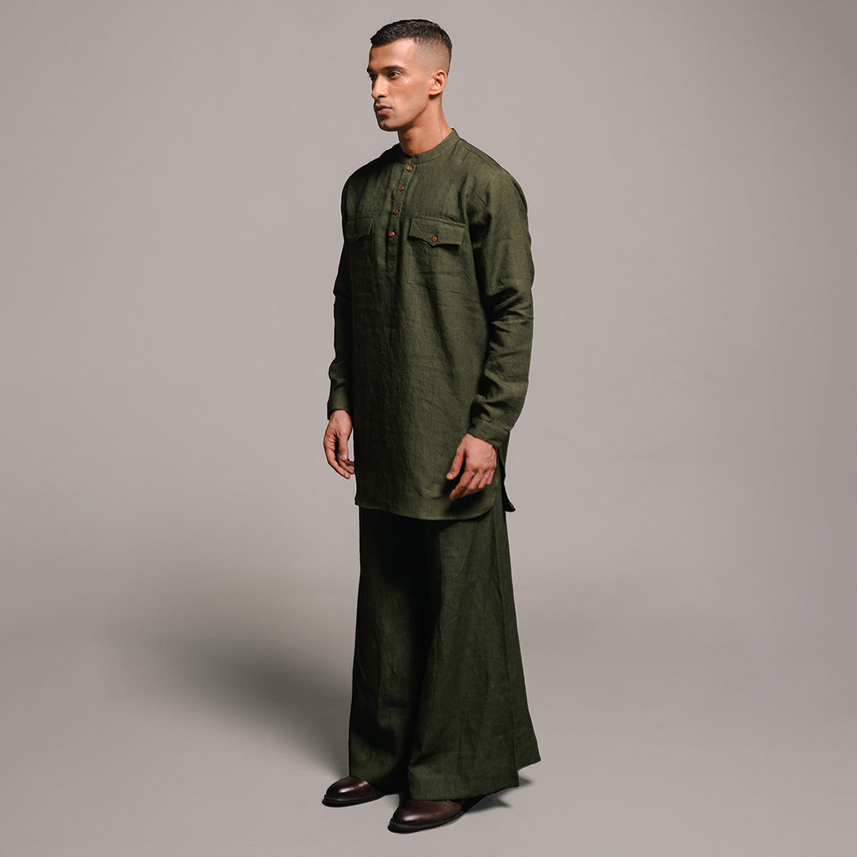 Kai Linen Men's Saif Kurta Set