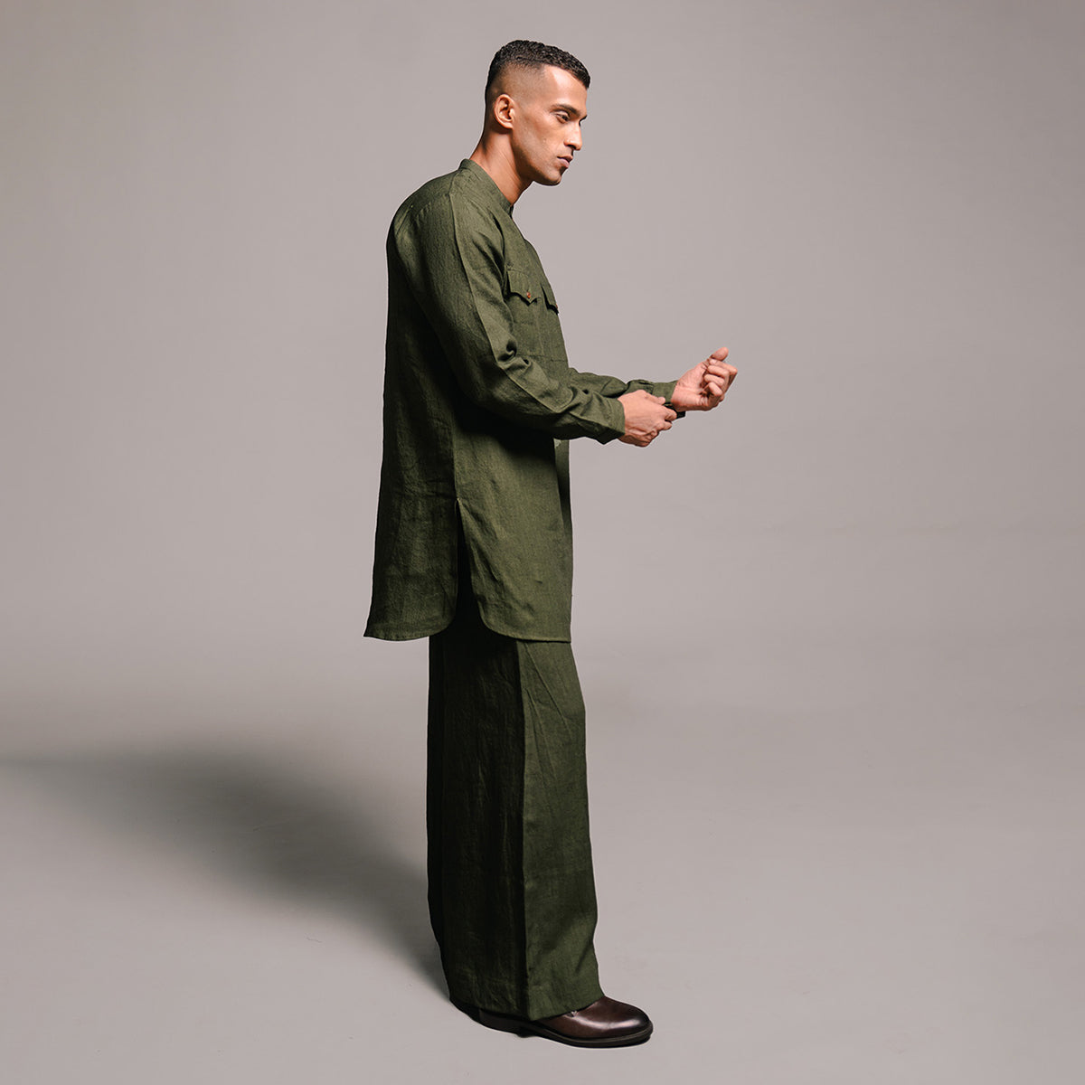 Kai Linen Men's Saif Kurta Set