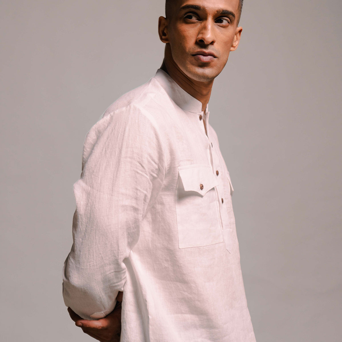 Taj Linen Men's Saif Kurta Set