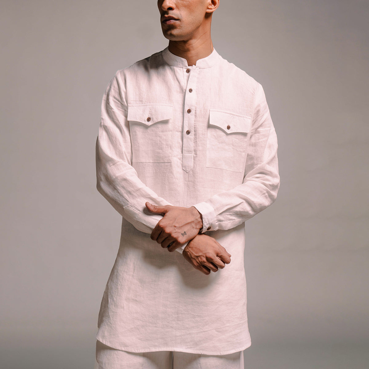 Taj Linen Men's Saif Kurta Set