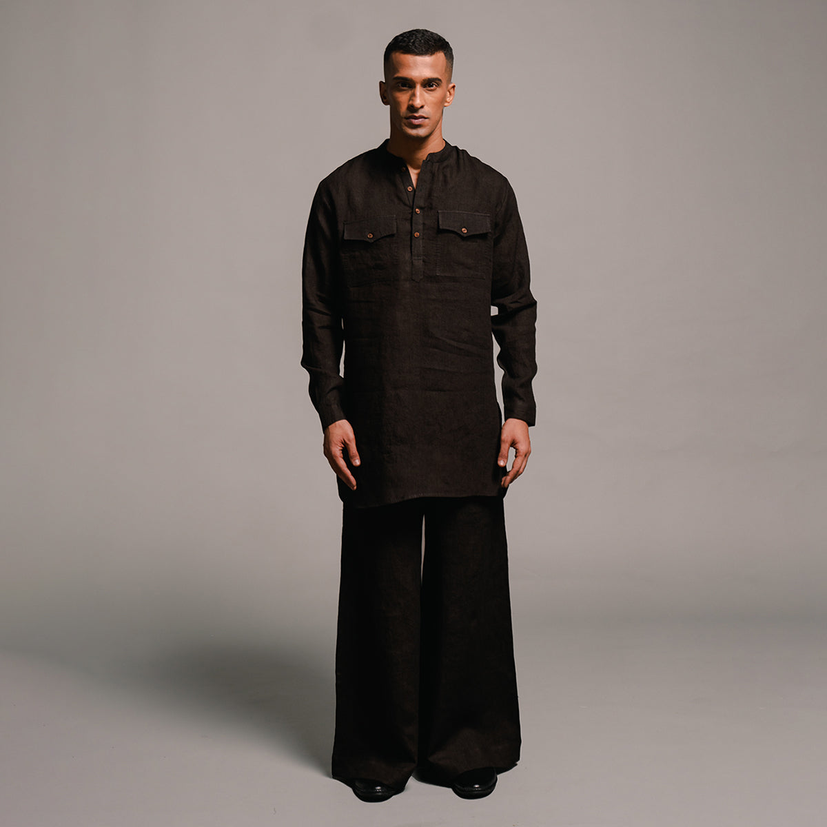 Kohl Linen Men's Saif Kurta Set