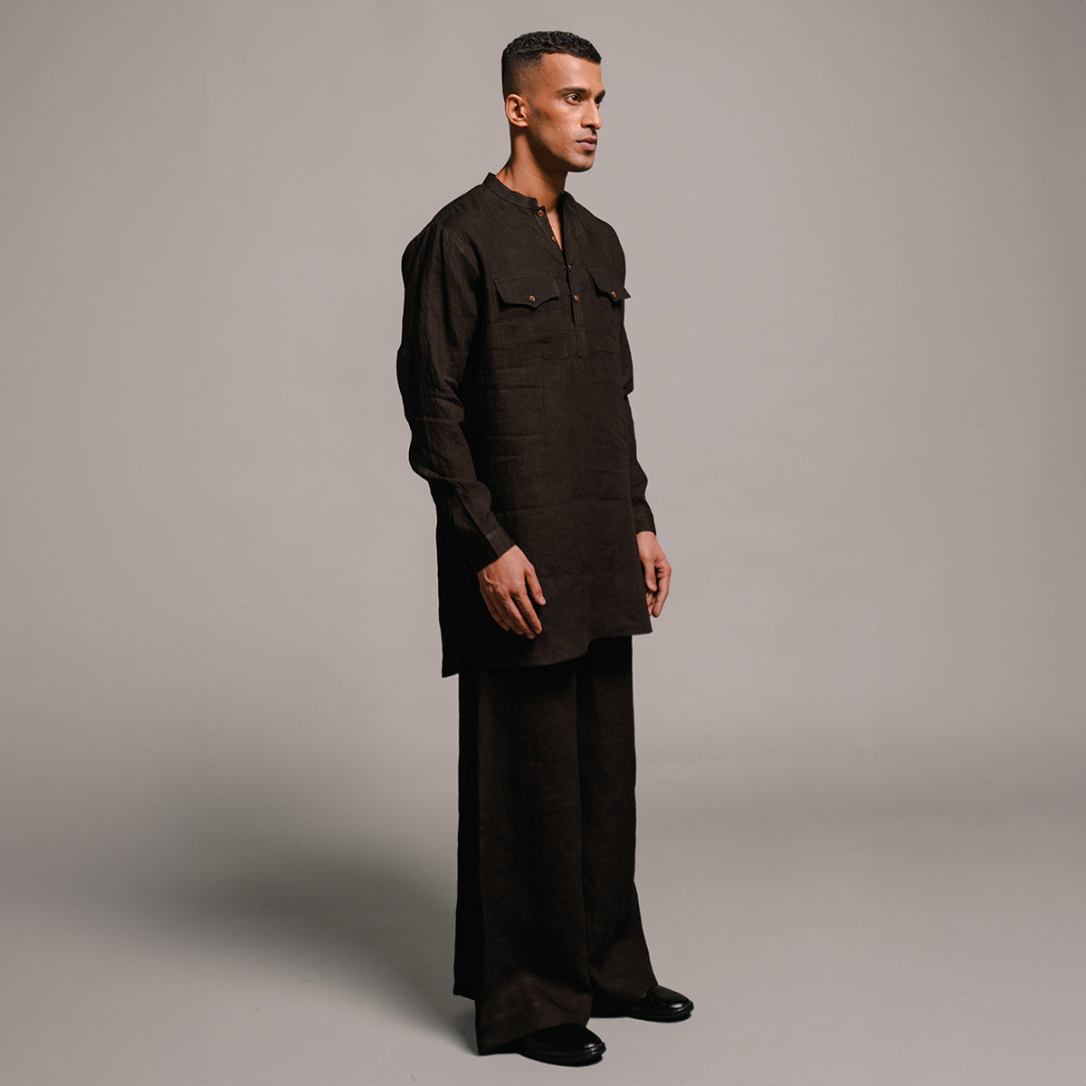 Kohl Linen Men's Saif Kurta Set