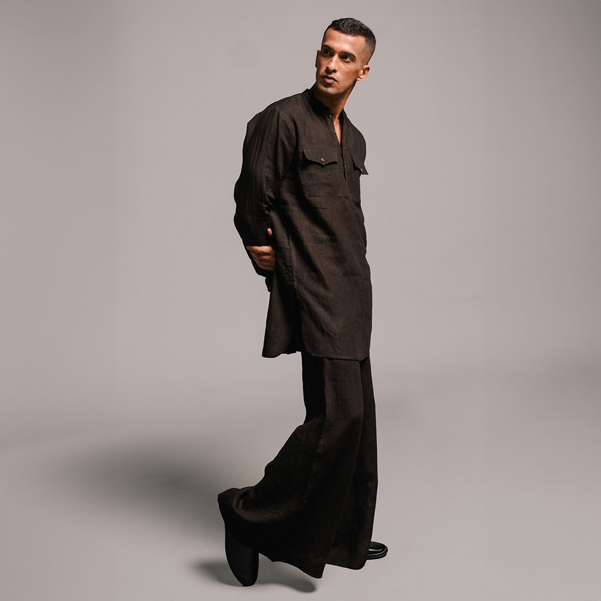 Kohl Linen Men's Saif Kurta Set