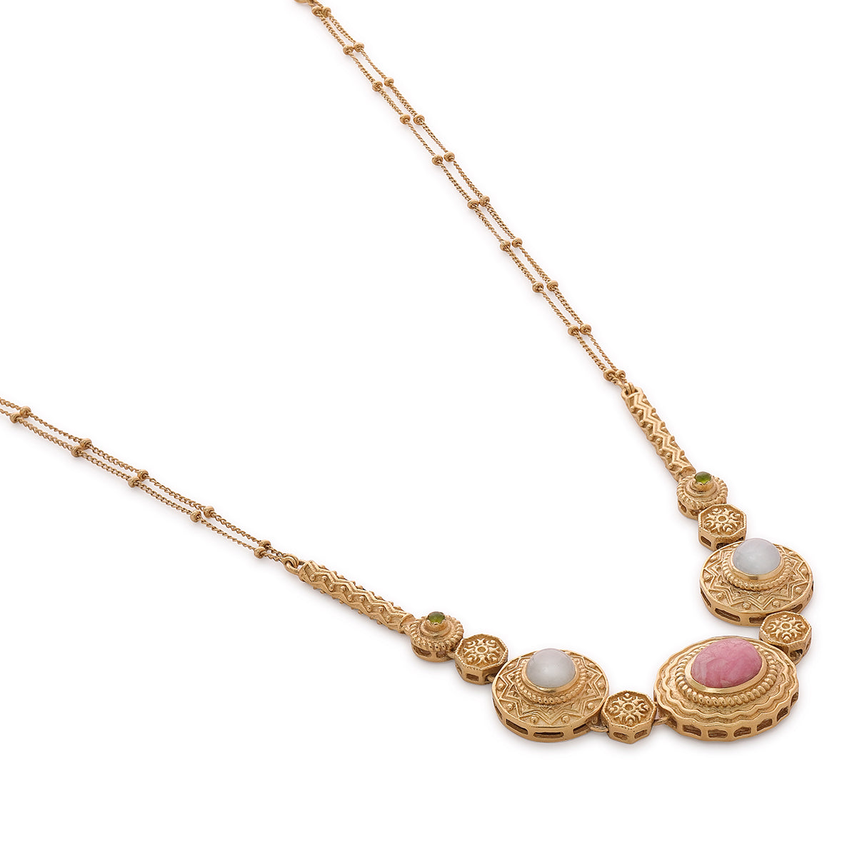 Azra Multi Motif Necklace