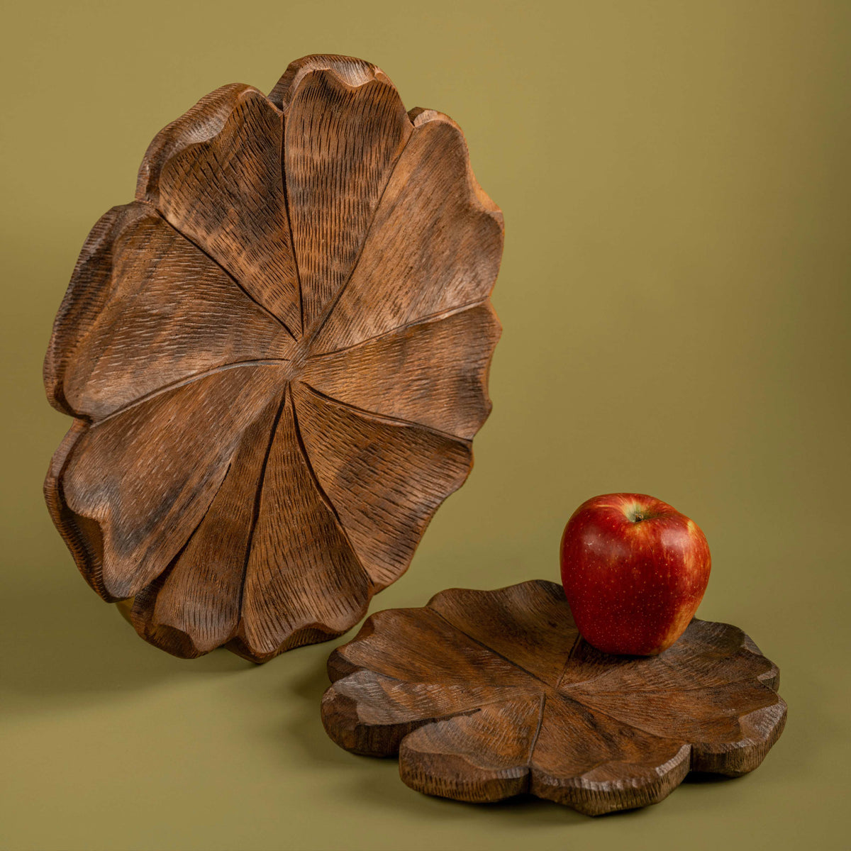 Utpal - Dual Floral Shaped Platter Set