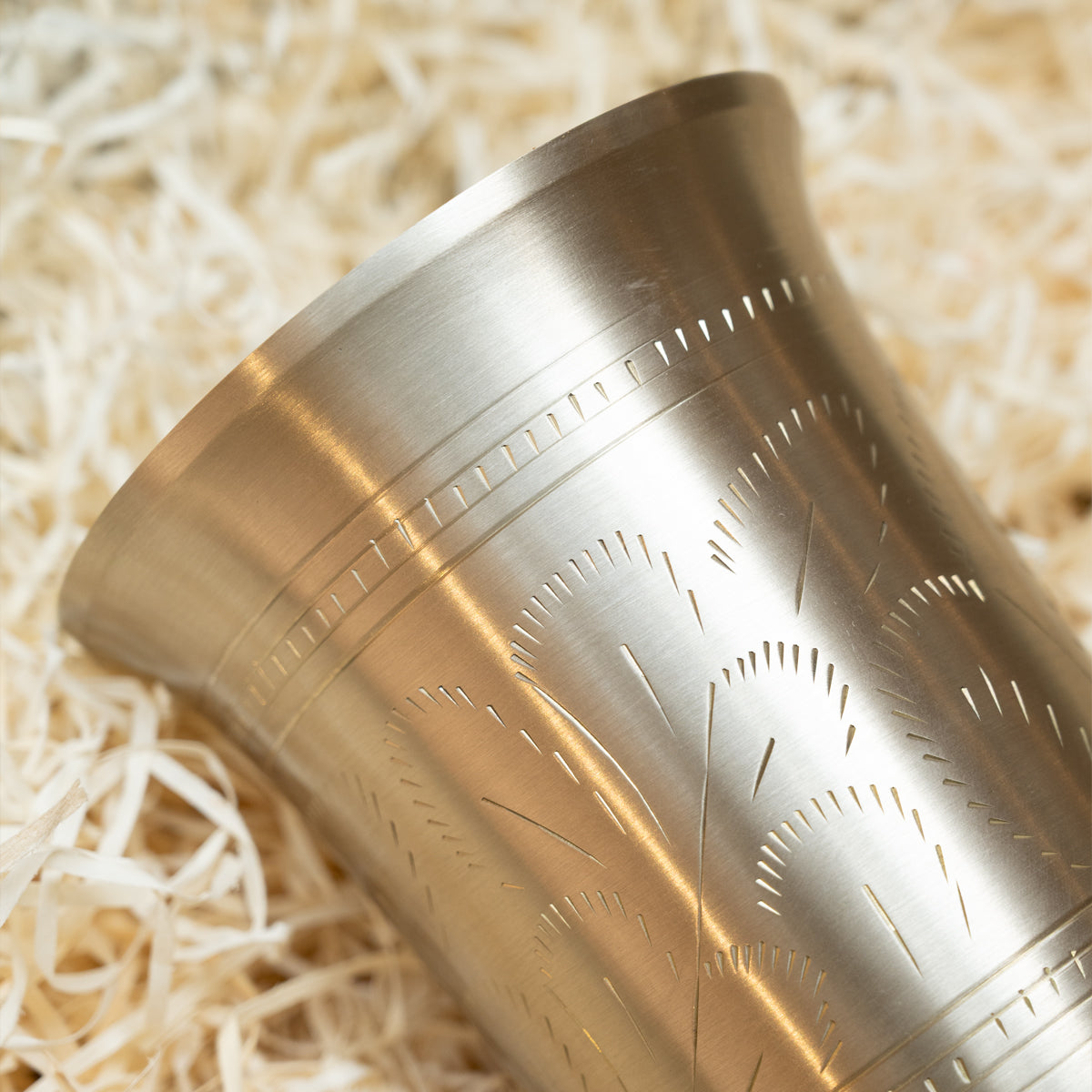 Brass Tumbler | Ulchai Handwork | Big