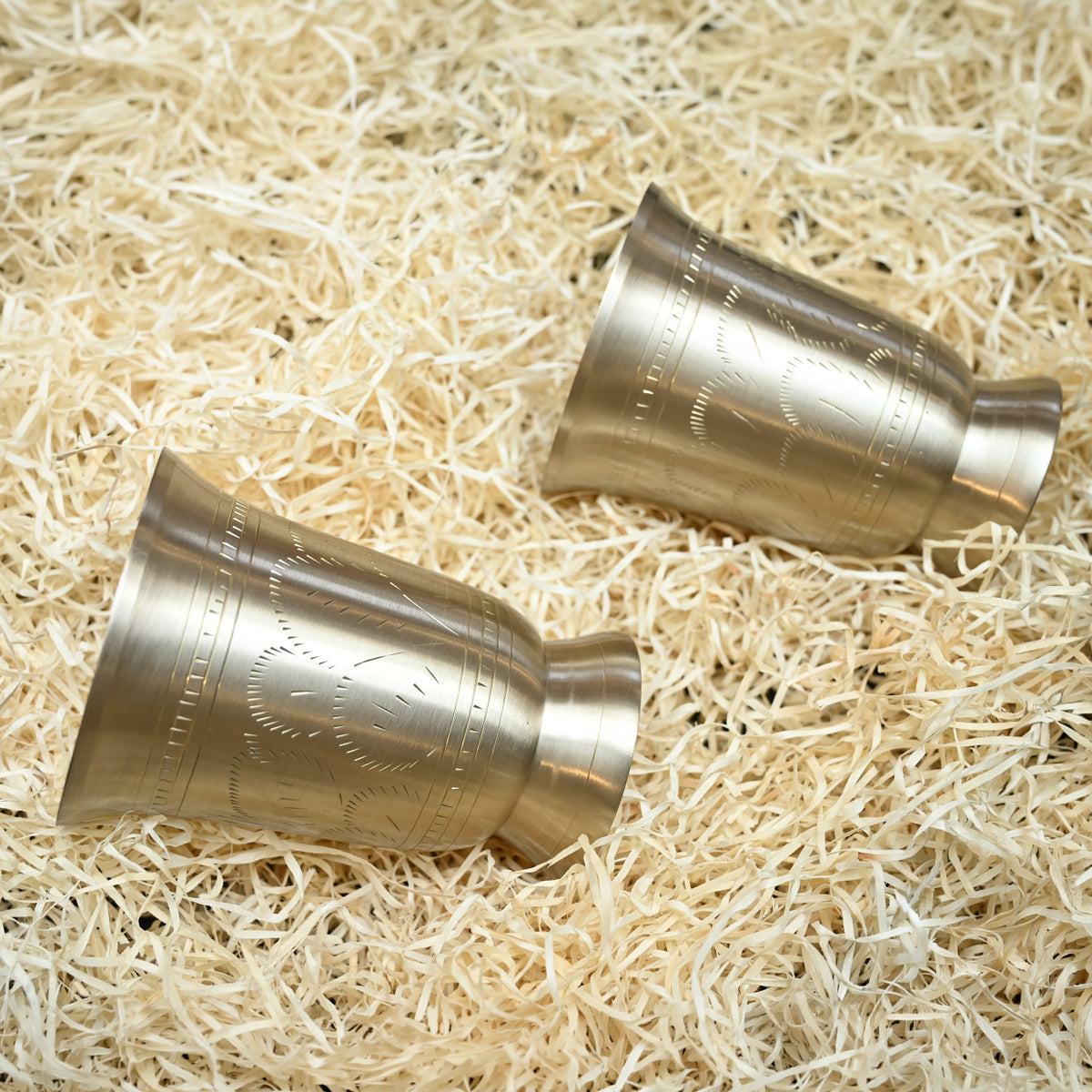 Brass Tumbler | Ulchai Handwork | Big