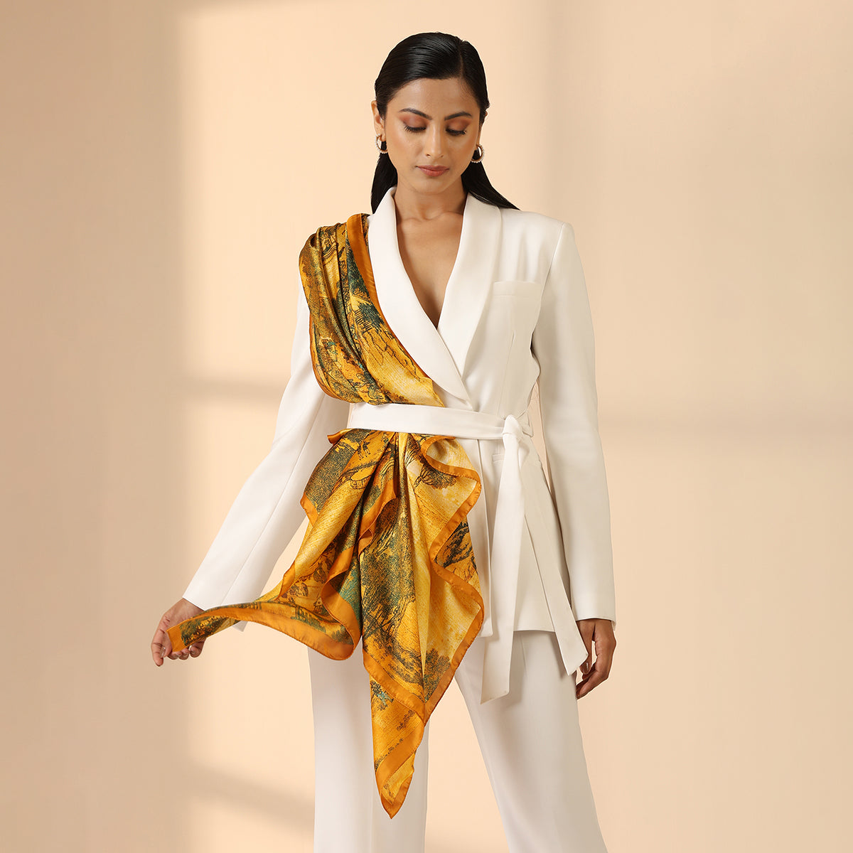 Flora Silk Scarf