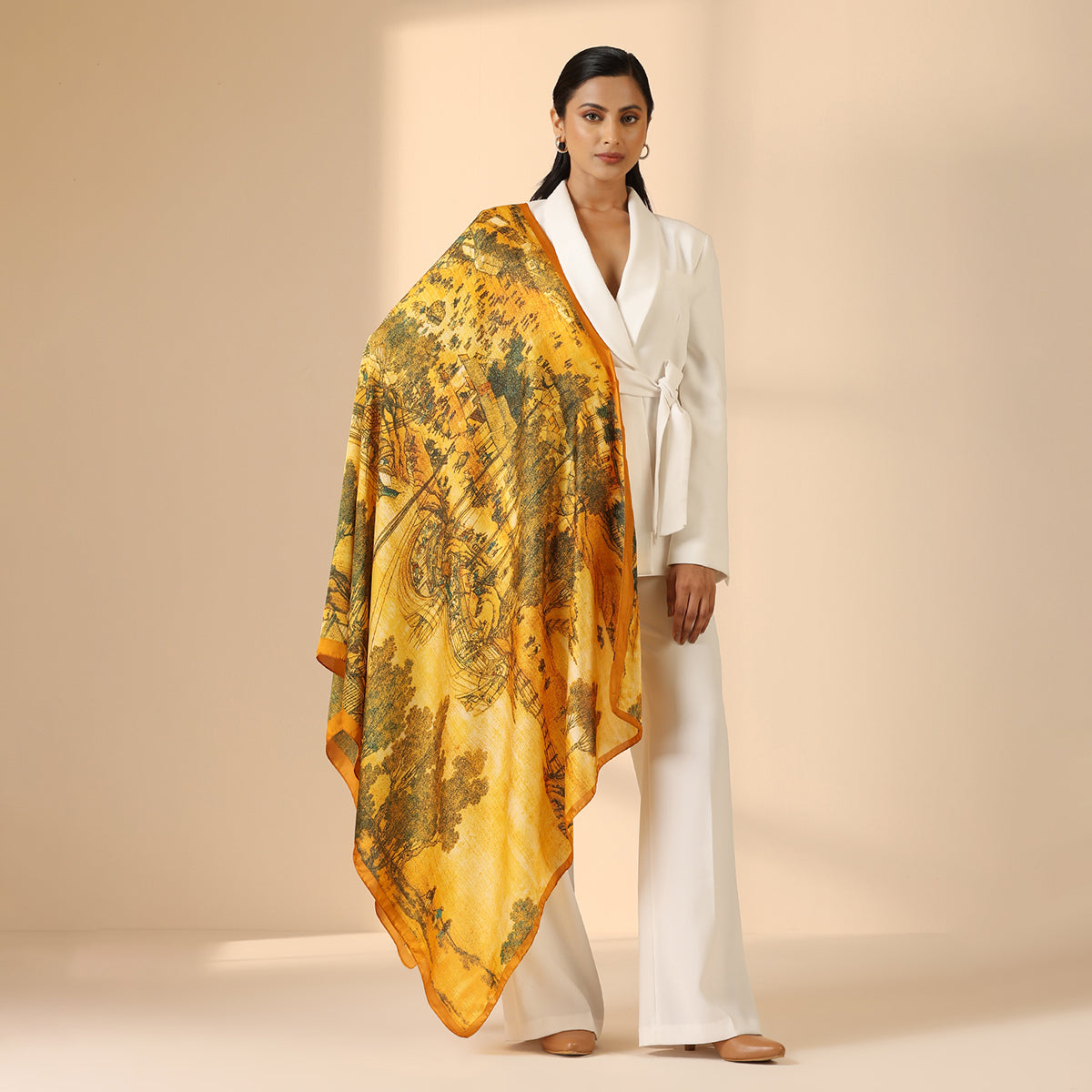 Flora Silk Scarf