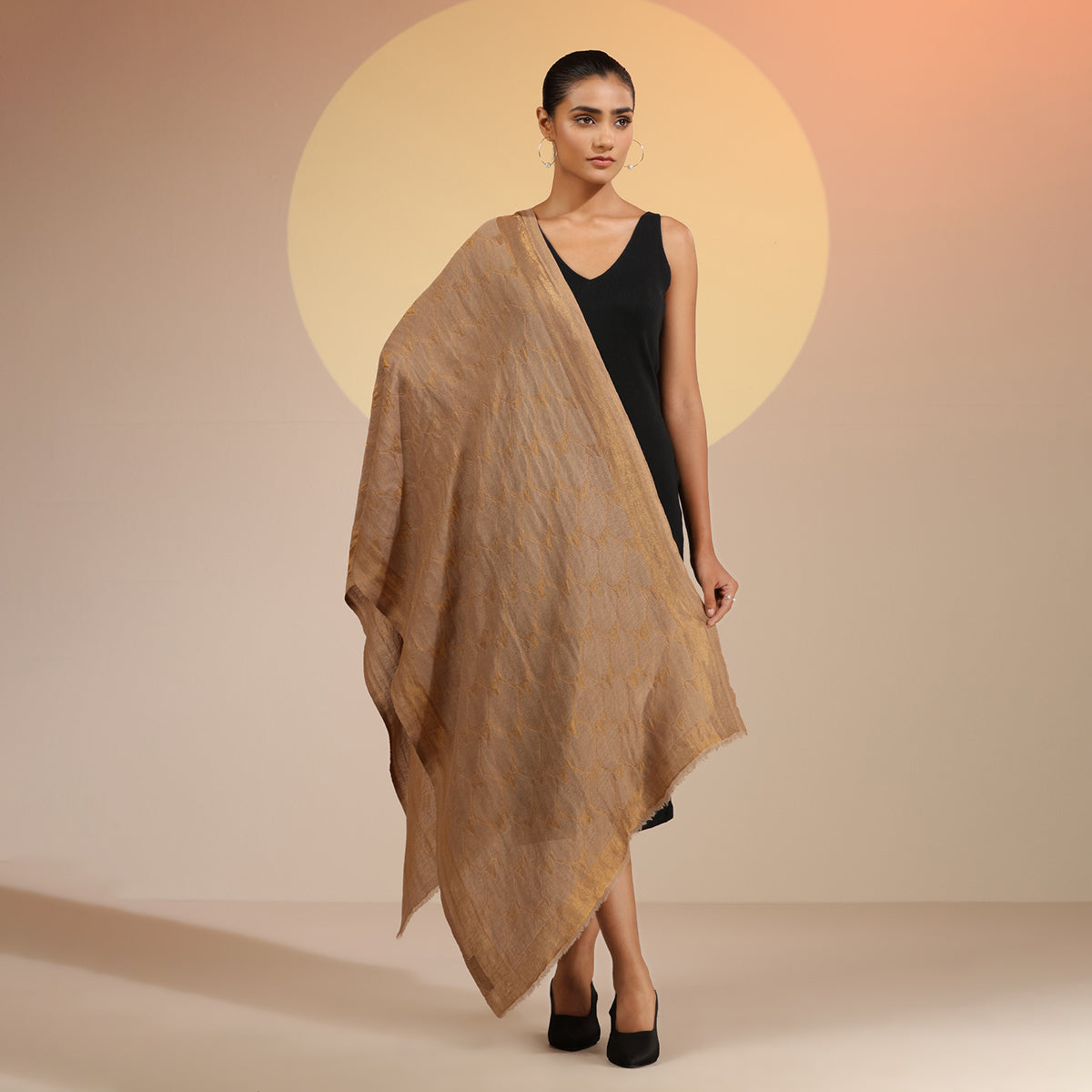 Ashti Dusala Cashmere Fine Wool Stole