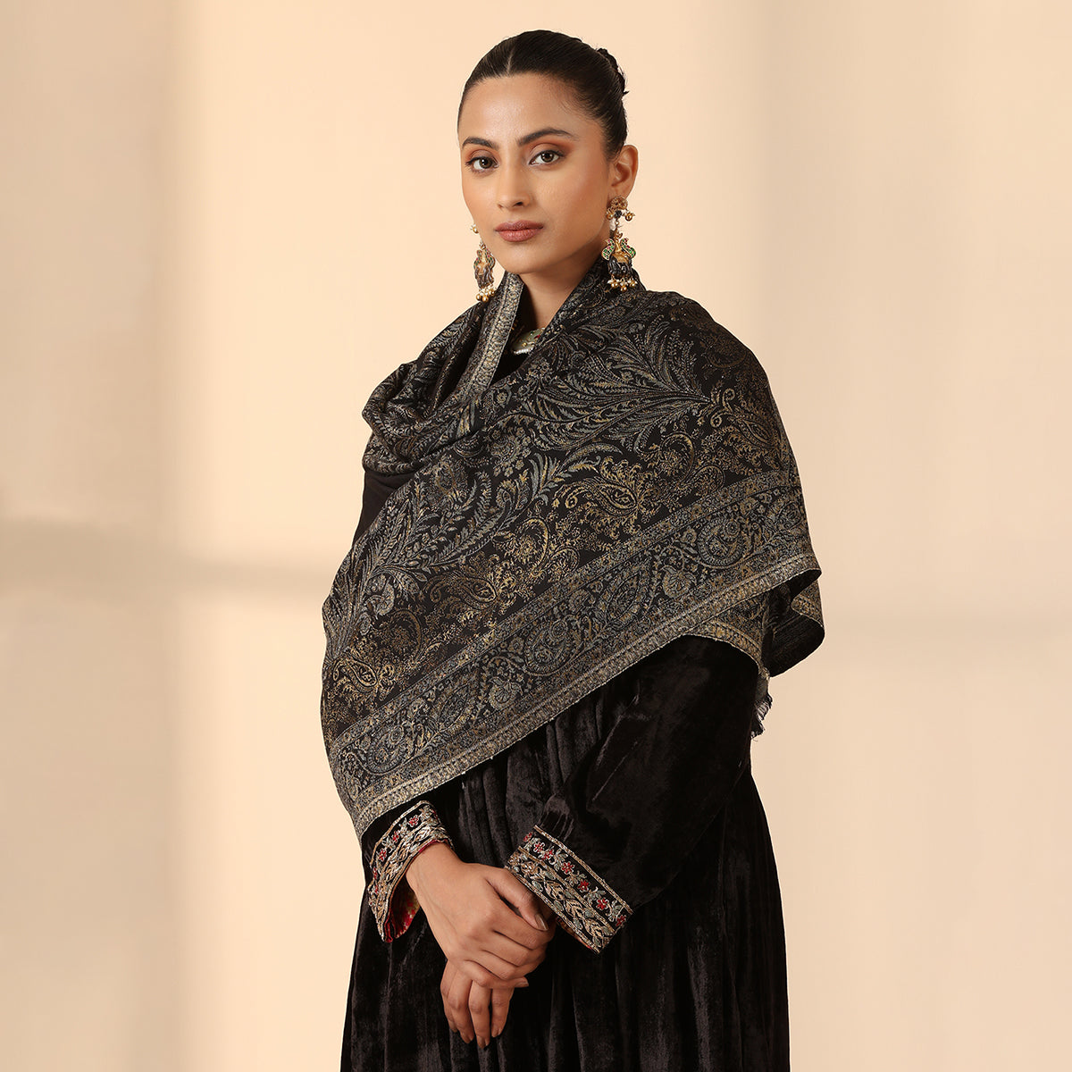 Tori Cashmere Fine Wool Shawl