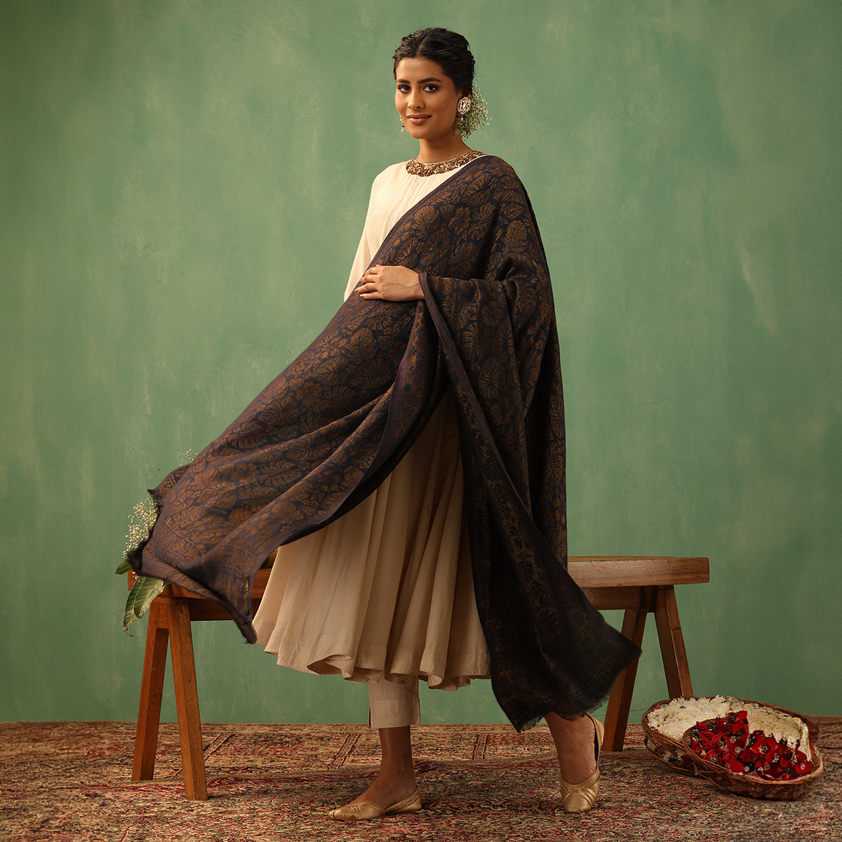 Oviya Cashmere Shawl