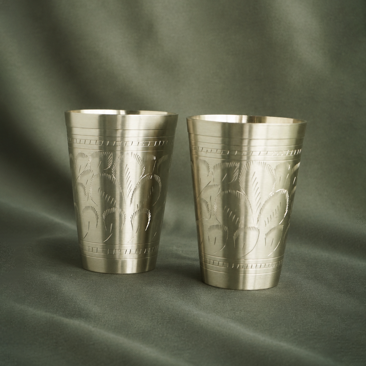 Drop Brass Tumbler | Set of 2