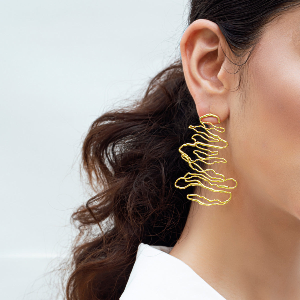 Signata Brass Earrings