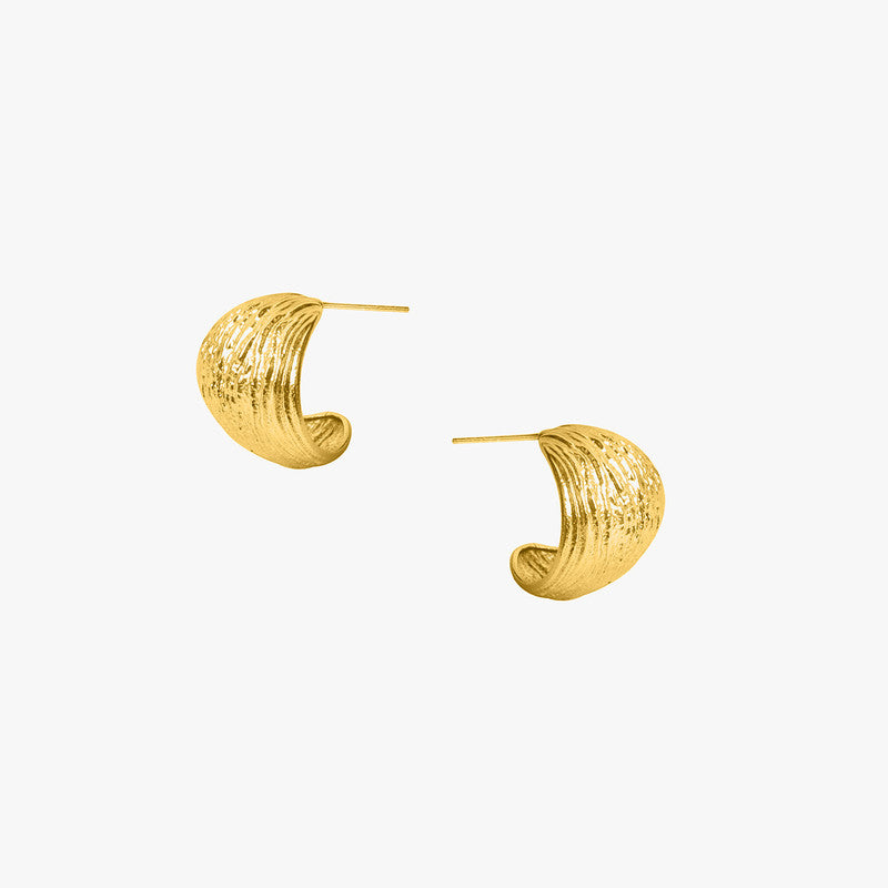 Brass Stud Earrings