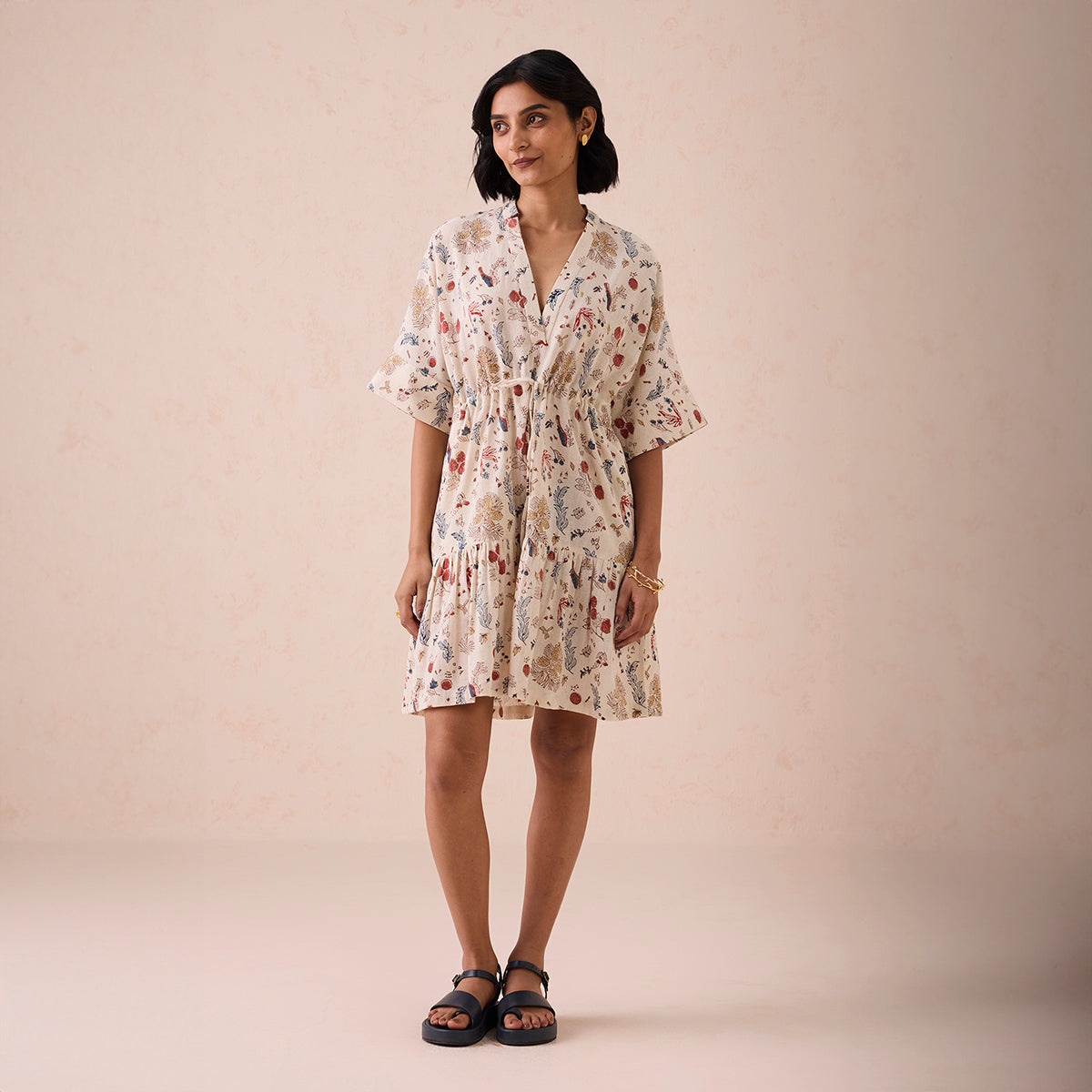 Forest Bloom Kala Cotton Dress