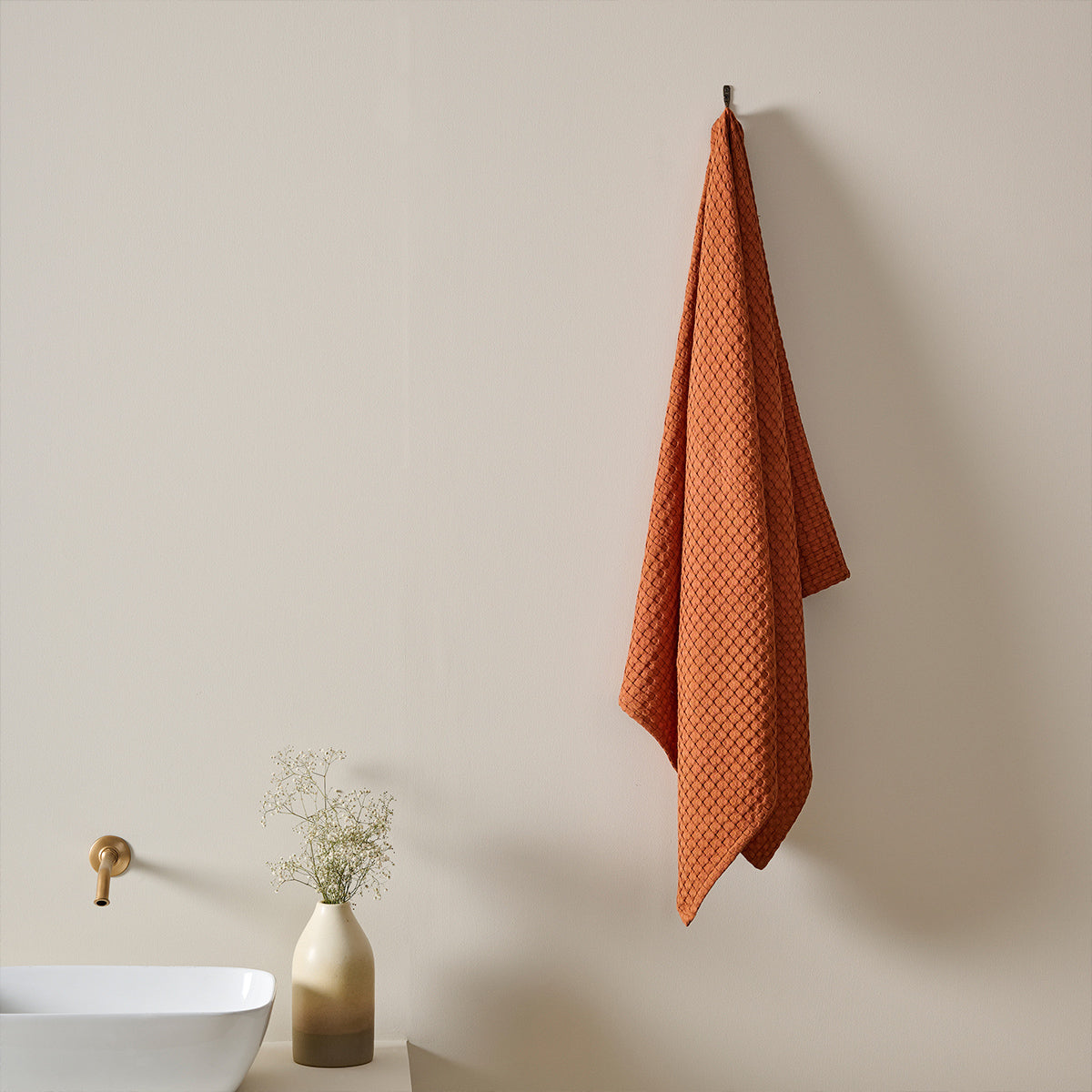 Honeycomb | Cotton Bamboo | Waffle | XL Bath Towel