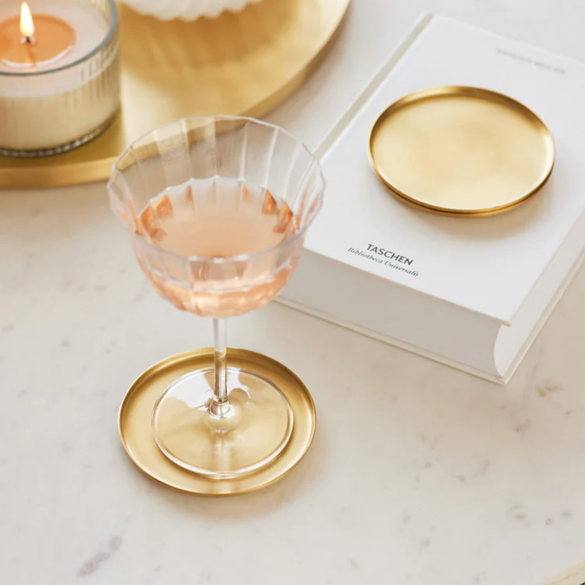 Heirloom Brass Coasters