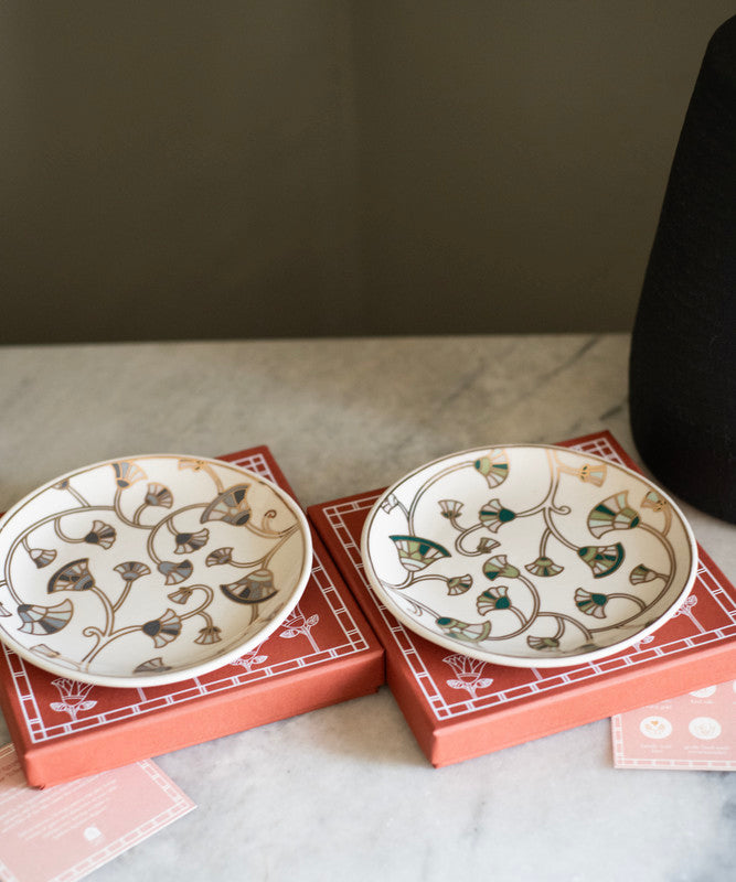 The Green Egyptian Lotus Plate