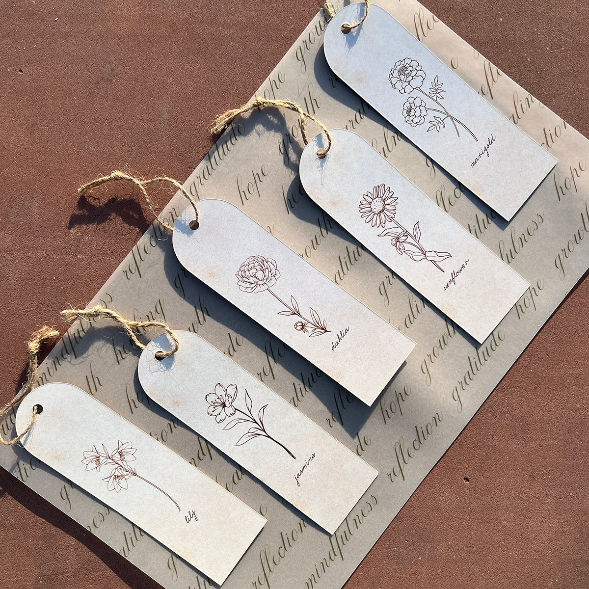 Vintage Bookmark Set (Set of 5)