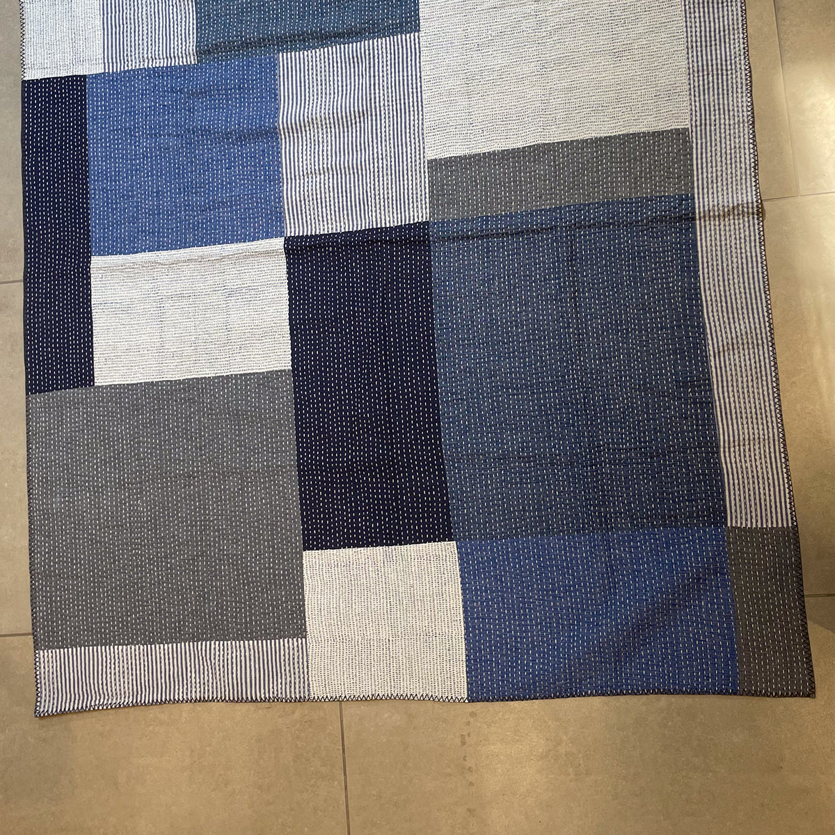 Quilted Mixed Throw