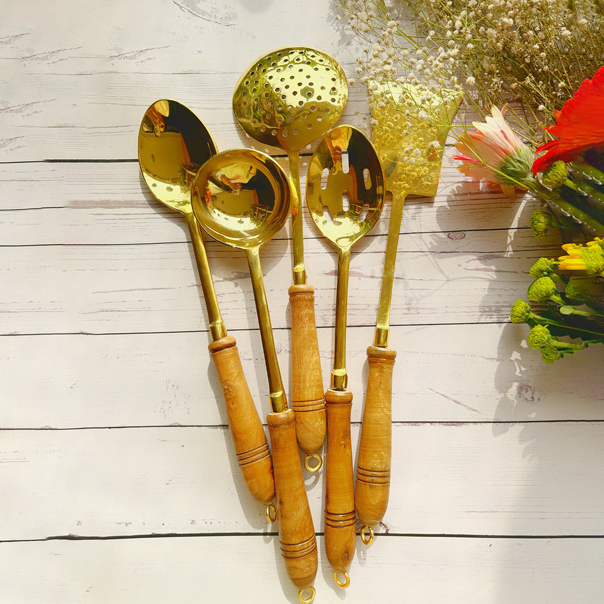 Brass Ladle | Set of 5