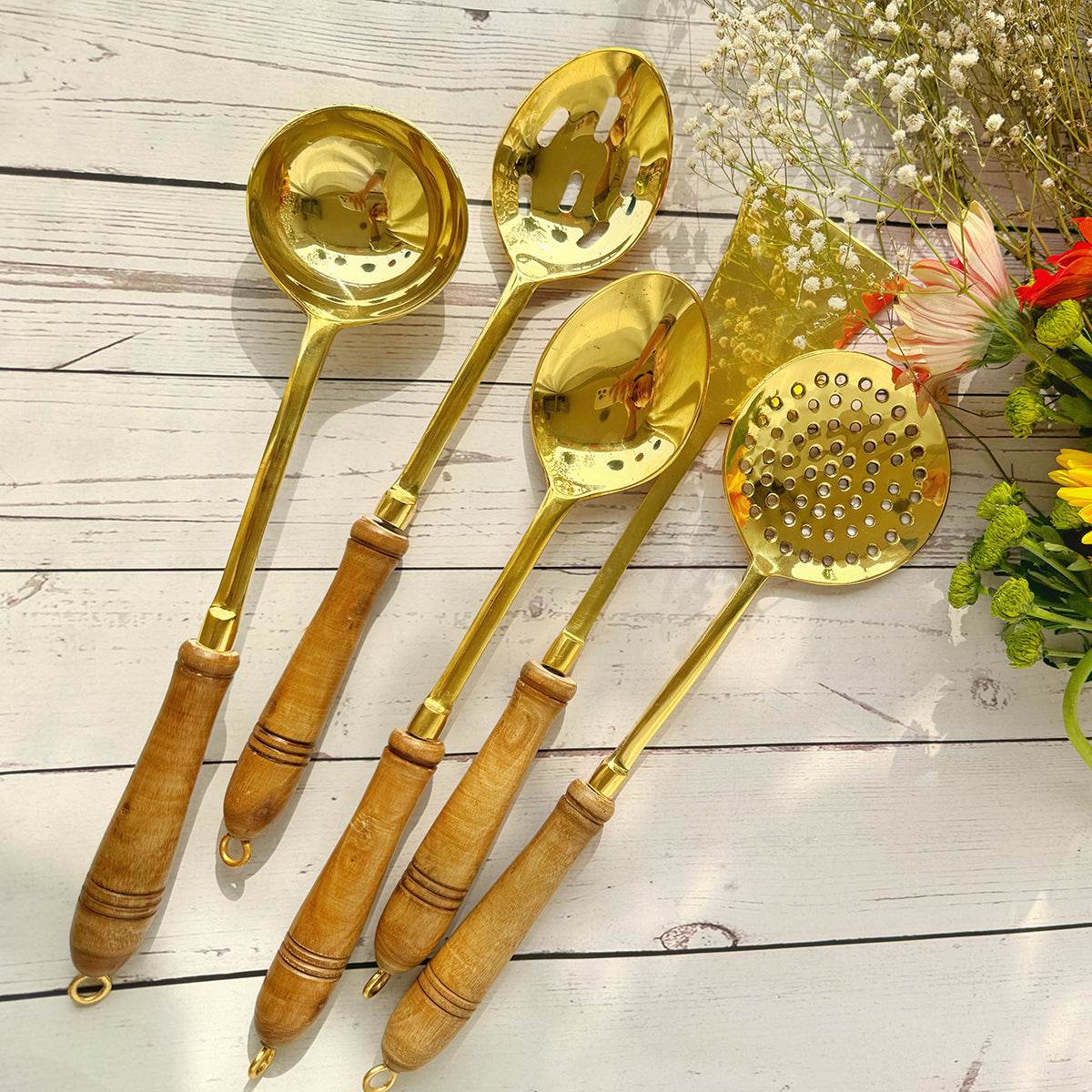 Brass Ladle | Set of 5