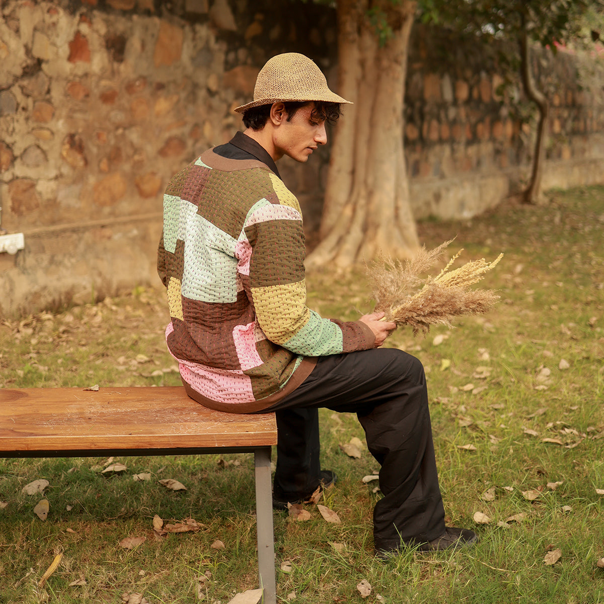 AVERY KANTHA PATCHWORK JACKET