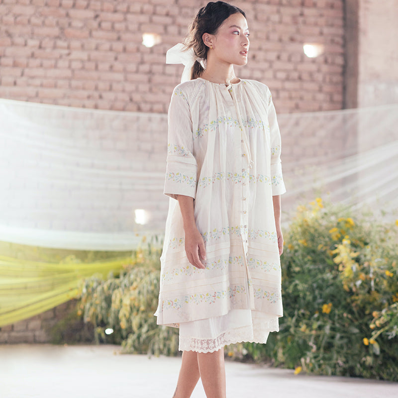 Scilla Shift Dress | Off White