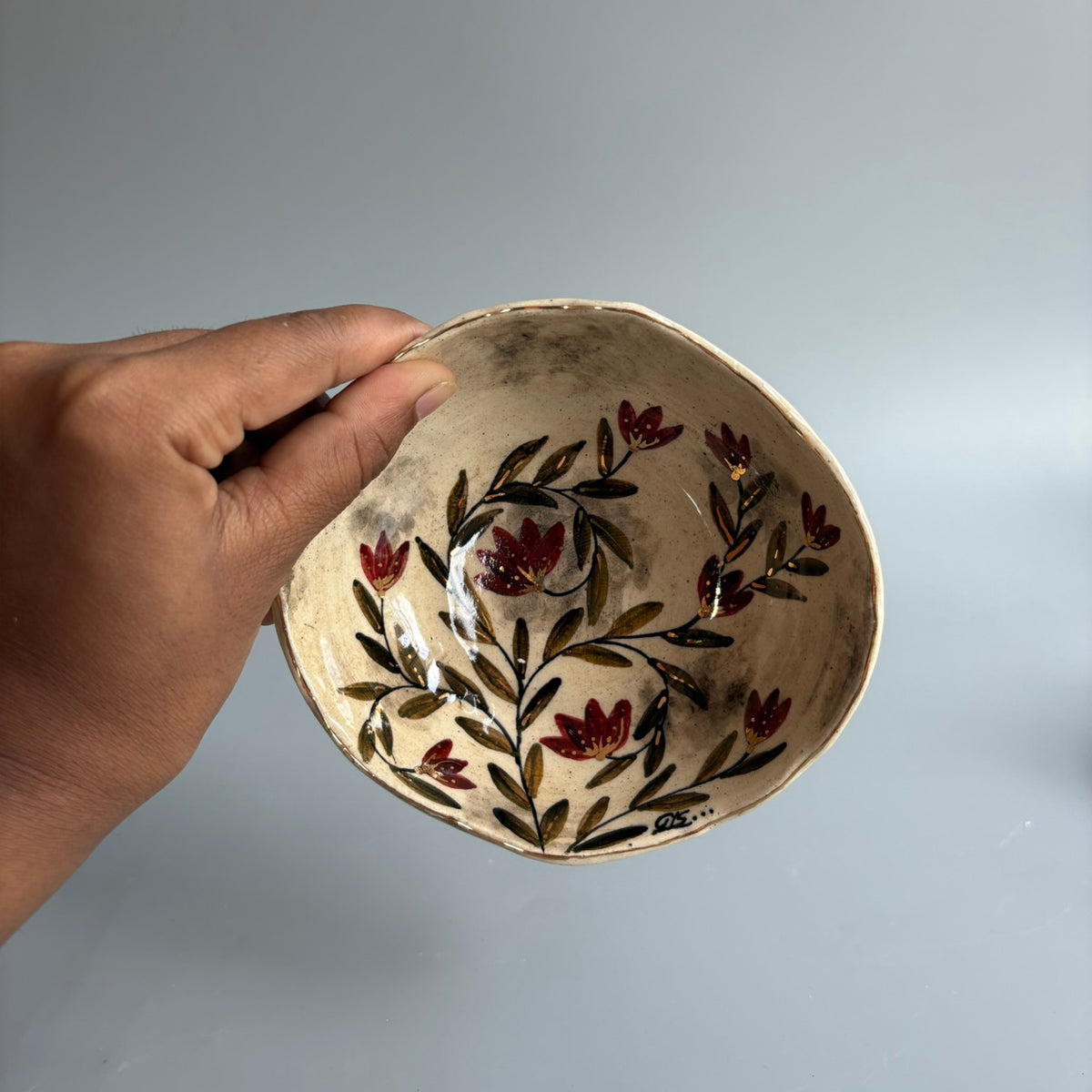 Mughal Tapas Bowls Red & Green - Red & Green Set Of 2