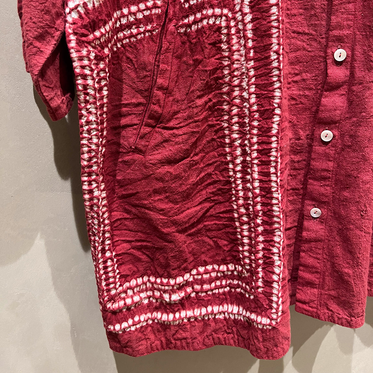 Handspun Crimson Pink Shirt