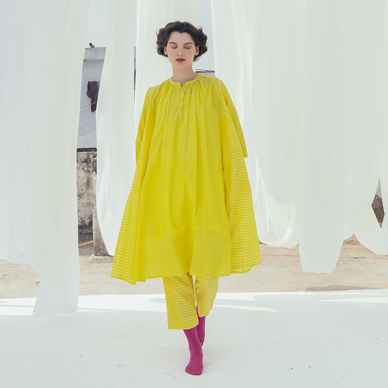 Melon Kurta | Yellow