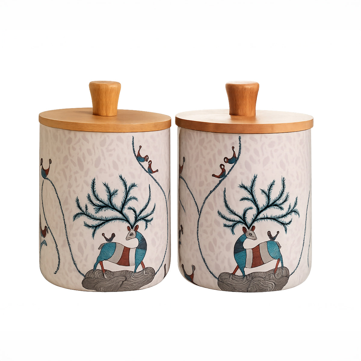 Air Tight Jar Set | Tribal Deer