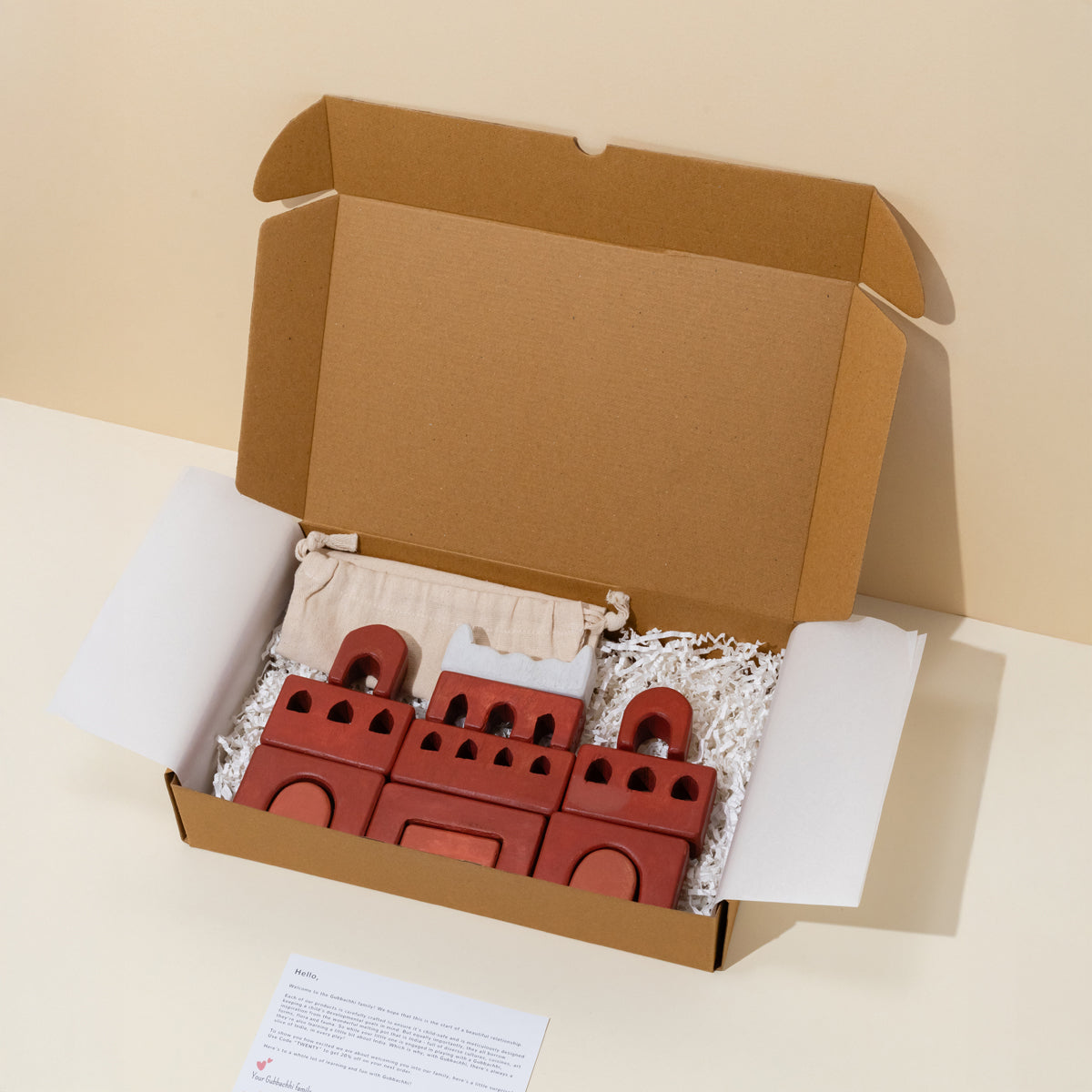 Red Fort | Wooden Monument Stacker