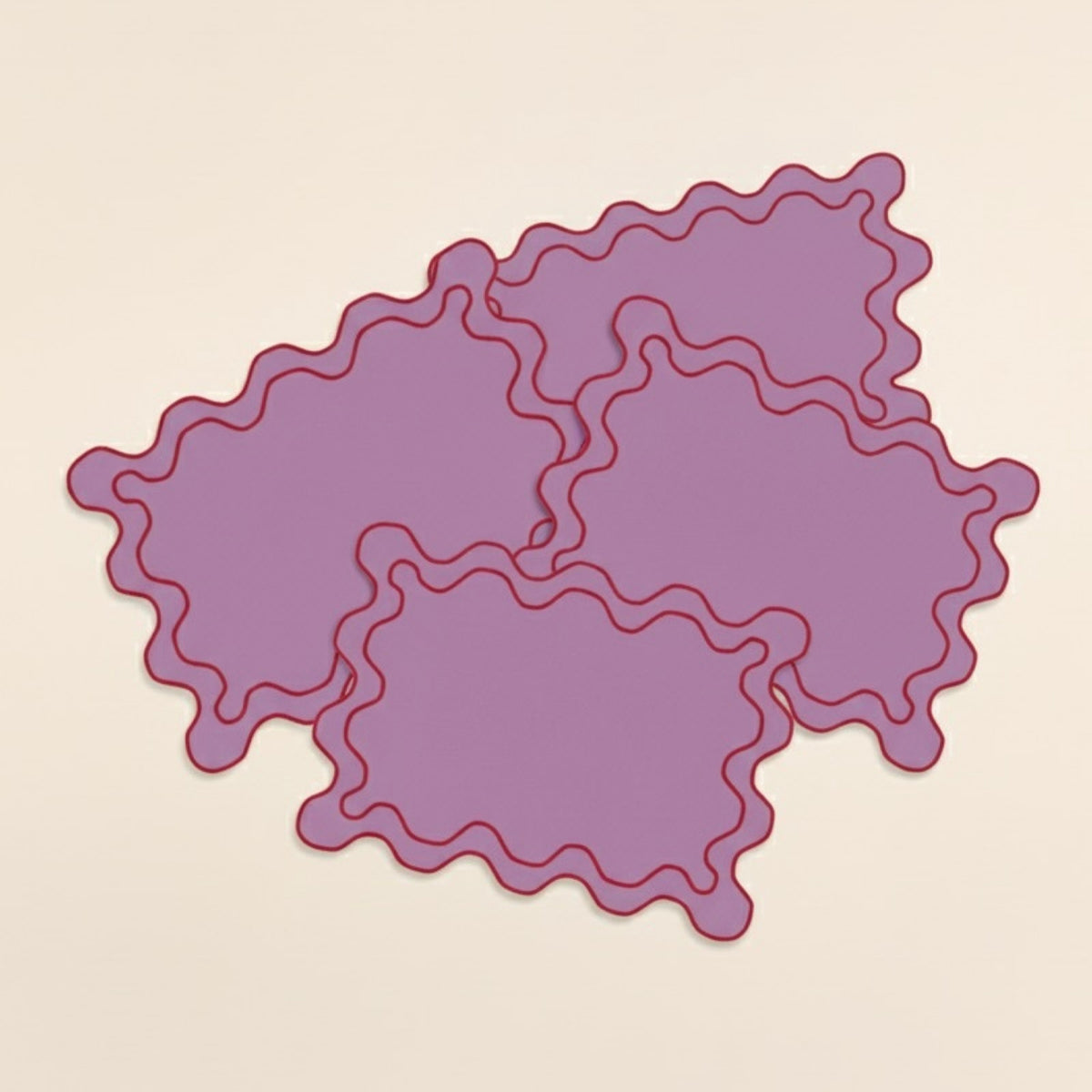 Scalloped Placemats | Lavender