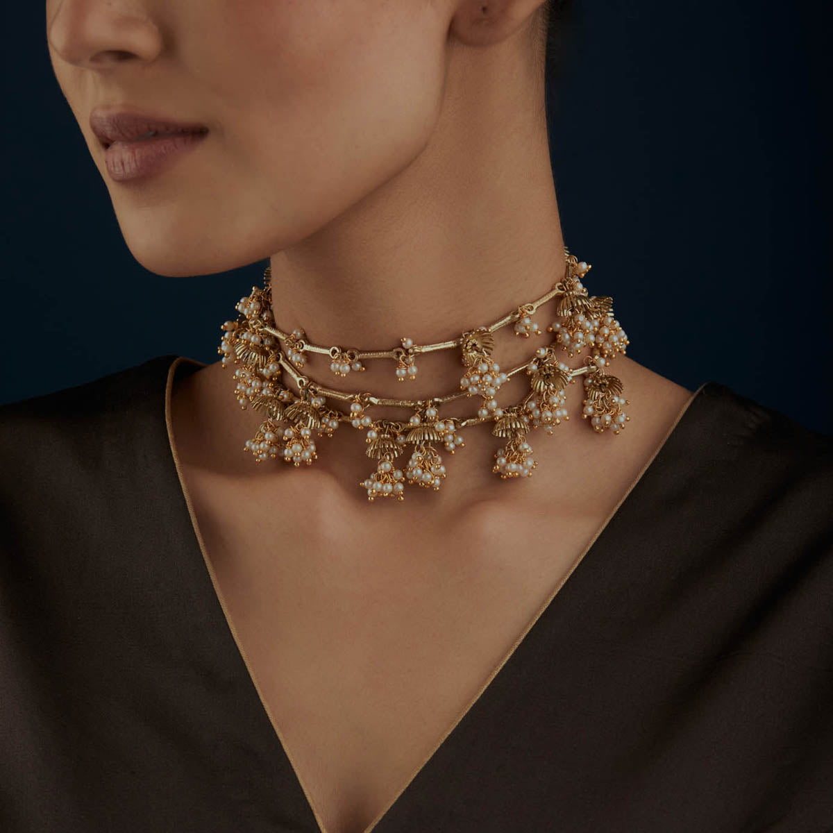 Umbrella Multi Layer Necklace