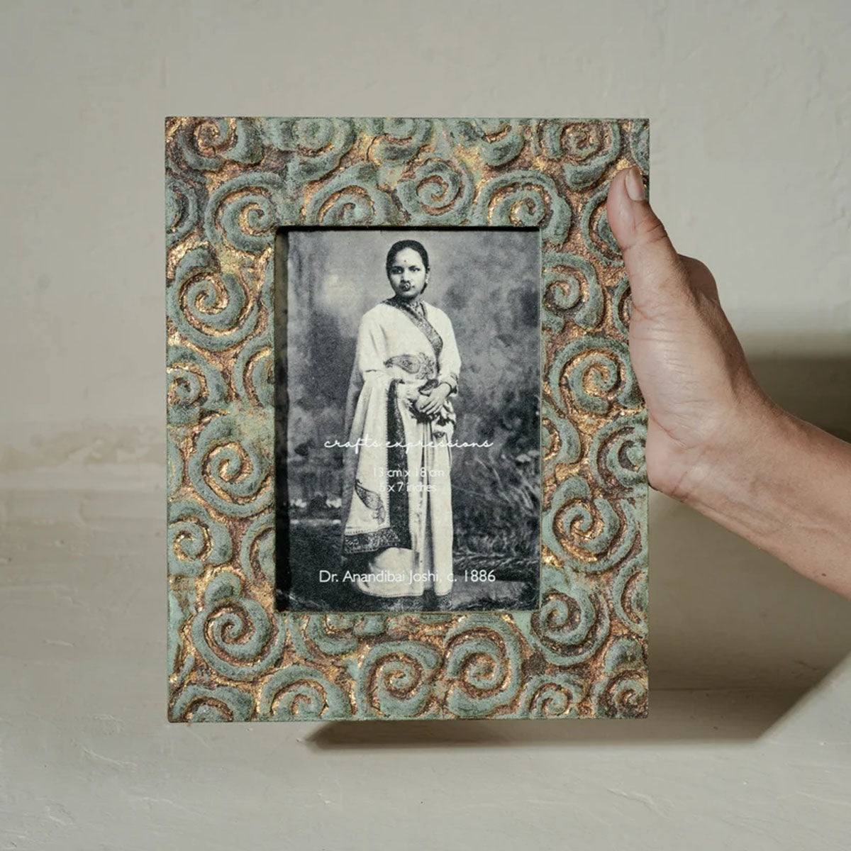 Jugnu Decorative Wooden Photo Frame | Holds 5x7 Inch Photo