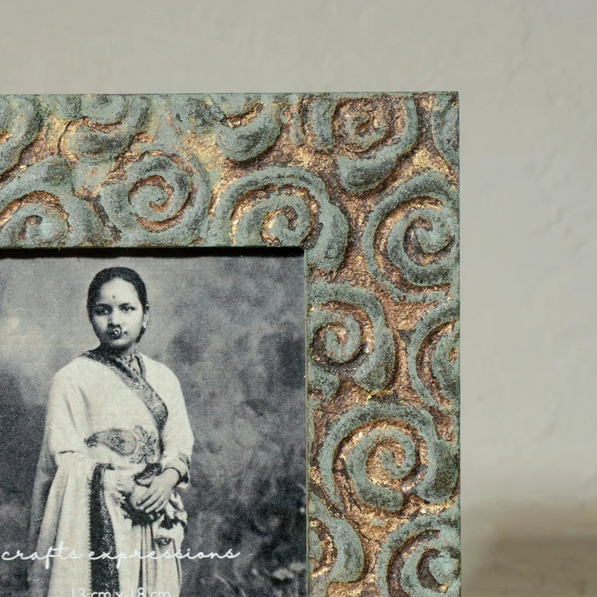 Jugnu Decorative Wooden Photo Frame | Holds 5x7 Inch Photo